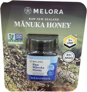 Melora New Zealand Raw Manuka Honey, 5+UMF, 83+MGO, 35.2 Ounce - Picture 1 of 1