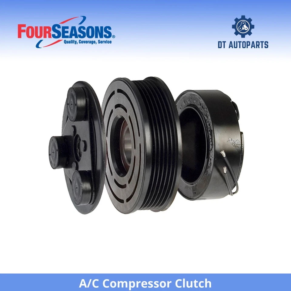 Embrague compresor aire acondicionado Chevrolet Corvette 1988-1996 4 estaciones 1989 1990 1991 Foto 1 de 4