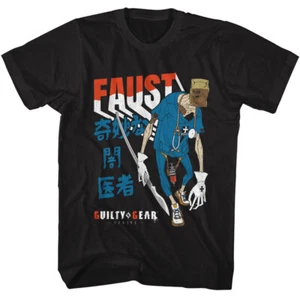 Guilty Gear Strive Arc Video Game Good Guy Faust Anime Character Men's T Shirt - Picture 1 of 5