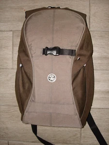 NEW Crumpler Karachi Outpost " L"  Brown/Beige w/Orange Interior Camera Backpack - Picture 1 of 12