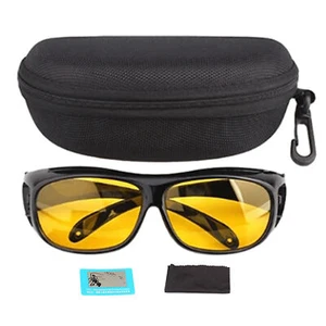 Gafas de conducción de visión nocturna tintadas amarillas antideslumbrantes gafas de piloto clásicas - Imagen 1 de 12