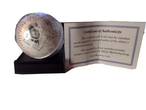 Ken Griffey Jr. Baseball Facsimile Signature, Bio, & Picture, In Original Box Cover