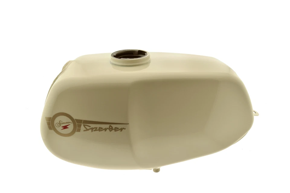Tank Alabaster-Weiß, Kraftstoffbehälter für Simson Habicht Sperber, versiegelt - Bild 1 von 1