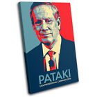 US Politic Pataki Iconic Celebrities SINGLE CANVAS WALL ART Picture Print
