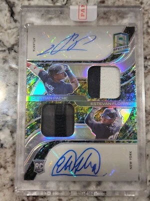 christian pache estevan florial rpa rookie shoe string patch /8 spectra low HOT - Image 1 of 2