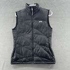 Golite Womens Size S Black Goose Down Fill Full Zip Puffer Vest (Patch)