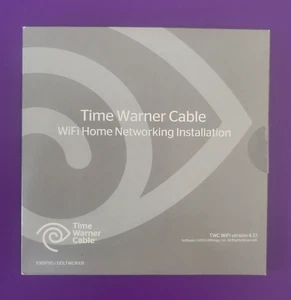 Motorola Time Warner Kabel Software CD 2013 WiFi Netzwerk Heim Installation - Bild 1 von 3