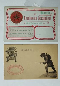 BERSAGLIERI-LOTTO 2 CARTOLINE-C29-180 - Bild 1 von 1