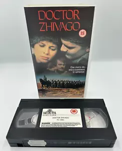 Doctor Zhivago VHS Tape Movie Excellent Condition 1965 MGM - Foto 1 di 5