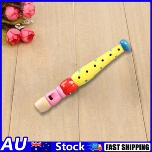 Plastic Kid Children Piccolo Flute Musical Instrument Early Education Toy AU - Picture 1 of 5