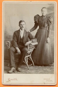Fairfield, IA, Portrait of a Couple, by Smith, circa 1890s - Picture 1 of 2