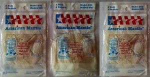 95 Style Clip On Tube Mantle for Northstar Lantern; SKU # 900 - 03 Packs/06 Pcs