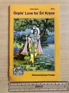 Gita Press - Gopis Love for Shri Krishnna Sri Krishna libro religioso indù inglese - Foto 1 di 5