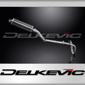 Suzuki DRZ400S 20-24 DRZ400SM 05-24 Complete Exhaust 14" Oval Carbon Muffler - Bild 1 von 5