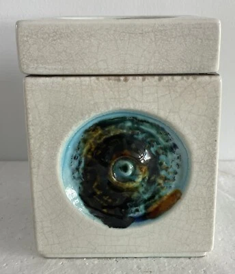 Vintage Fat Lava Carstens Tonnieshof  Boutique Lidded Box 12cms High - Image 1 of 4