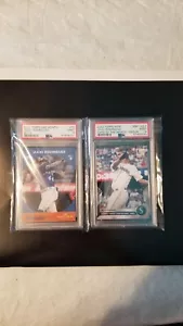 2022 Topps 582 Montgomery Club and card of the month error Julio Rodriguez Psa 9 - Picture 1 of 4