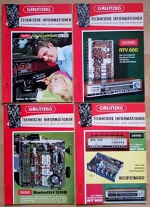 1968 Grundig technische Informationen 1 2 3 4 kompletter Jahrgang Rundfunk Elekt - Bild 1 von 2