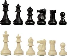 Bobby Fischer Ultimate Tournament Chess Pieces, 3.75 in. King, Over 3.9 lbs.