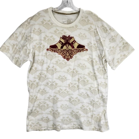 Nike Lebron James Shoes All Over Print Shirt Size Men's Sz Large Cover