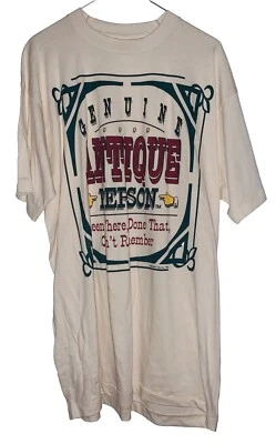 Vintage Men's XL Genuine Antique Person Shirt Single Stitch Excellent 1993 NWOT - Image 1 of 2