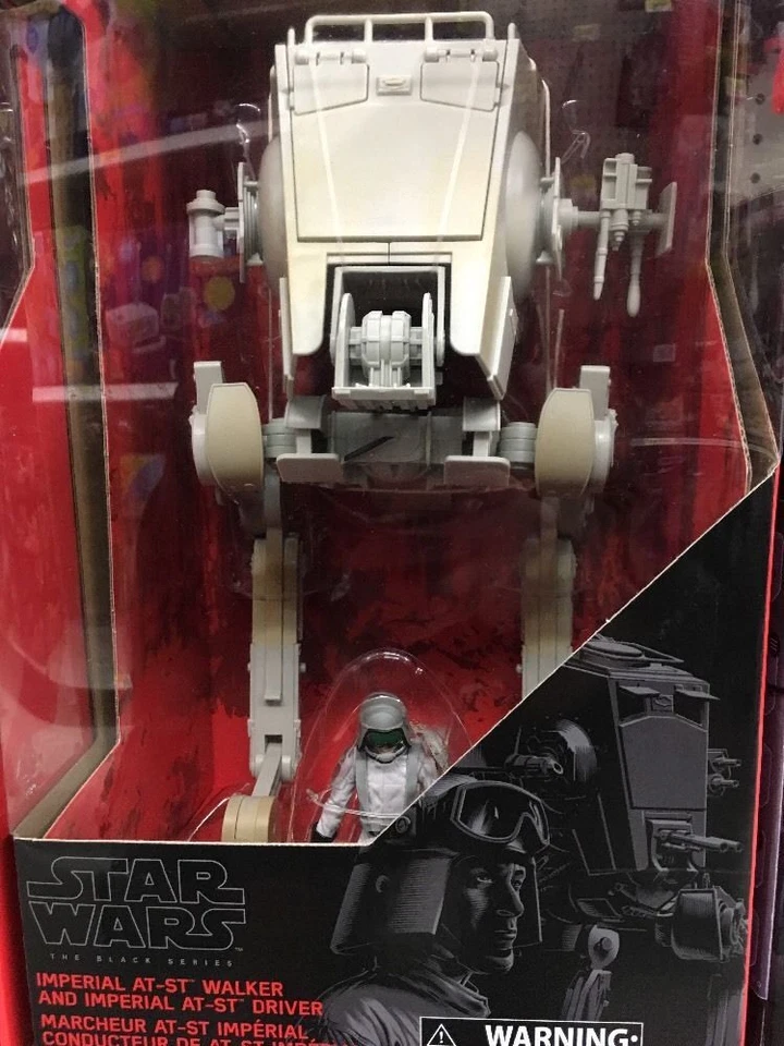 SERIE STAR WARS BLACK: IMPERIAL AT-ST WALKER & AT-ST DRIVER NUEVO PRECINTADO Foto 1 de 1