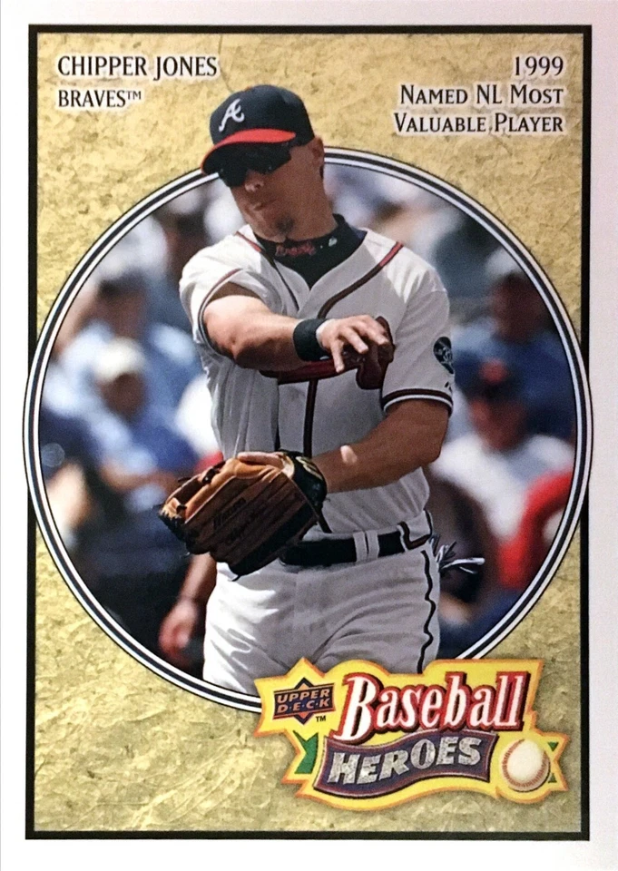 2008 UPPER DECK HEROES (#6) - CHIPPER JONES - Image 1 of 1