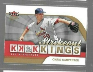 2006 Ultra Strikeout Kings Chris Carpenter #SOK6 Cardinals