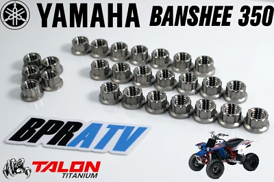 BPRATV Titanium Nuts Kit for Yamaha Banshee Lightweight Durable High-Performance - Image 1 of 4