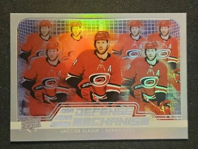 22-23 Upper Deck Jaccob Slavin 🚨🚨🚨 Defense Mechanism  - Image 1 of 2