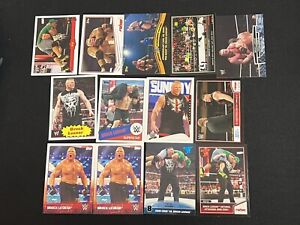 WWE Wrestling Brock Lesnar Lot of 13 cards 2012-2015 topps