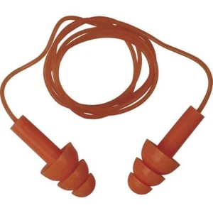 Delta Plus tapón para los oídos de silicona con cable SNR 32dB - Paquete de 10 pares #CONICFIT010BL - Imagen 1 de 2