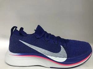 Nike Vaporfly 4% Flyknit Deep Royal Blue/Ghost Aqua Women  Size 6 - Picture 1 of 9