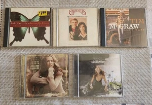 Lot Of 5 CDs- Carpenters, Bob Carlisle, Tim McGraw, And 2 Sheryl Crow Albums - Imagen 1 de 22