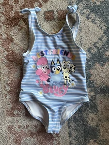 Primark Cares Girls Bluey Bathing Suit Size 3-4 Years - Picture 1 of 2