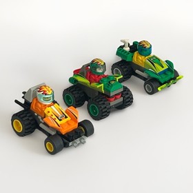 2002 Lego Racers Maverick Storm-Sprinter-Hot Arrow 4594 & 4583 Pull-Back Action