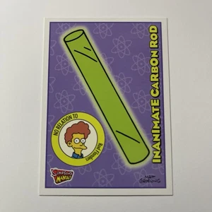 2001 Simpsons Inkworks Mania! Inanimate Carbon Rod Character Card #29 - Picture 1 of 2