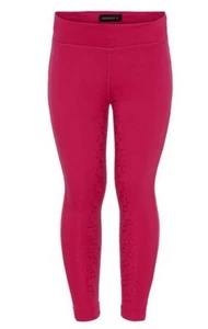 Equipage Kinderreithose JAVA Fullgrip Kinderleggings Winter Tights pink peacock - Bild 1 von 2