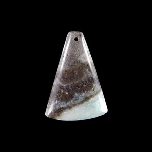 Amazonite 44x32x7 mm Pendant Bead HE305084 - Picture 1 of 8
