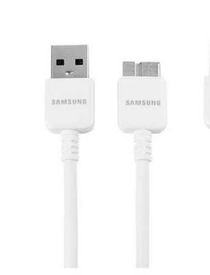 Samsung Micro-USB 3.0 Charging & Data Sync Cable for Galaxy Note 3 | 5ft White - Image 1 of 4