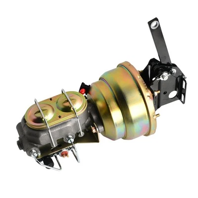 Fit 57-72 Ford Truck Street Rod 8" Dual Booster & Golden Master Cylinder & Prop - Image 1 of 4