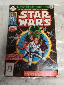 OLD VINTAGE STAR WARS #1 .35 CENT 1977 MARVEL DARTH VADER RARE COMIC BOOK - Imagen 1 de 24