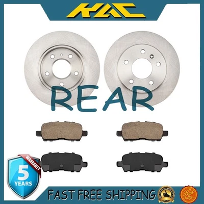 55085 999 Rear Disc Brake Rotors & Ceramic Pads for Chevrolet Impala 2011-2013 Foto 1 de 4