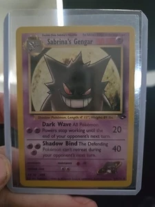 Sabrina's Gengar 29/132 Gym Challenge Unlimited Pokémon TCG Non-Holo Rare - Picture 1 of 12