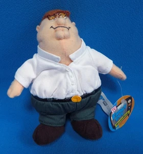PETER GRIFFIN soft toy doll FAMILY GUY beanie 20th CENTURY FOX vintage 2004 - Picture 1 of 7