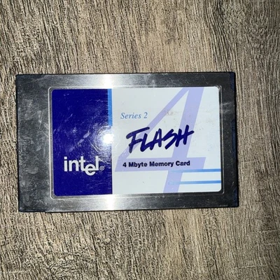 Intel 4MB Memory Series 2 FLASH PCMCIA CARD 5 Volt iMC004FLSC-10 A8230099L - image 1 of 4