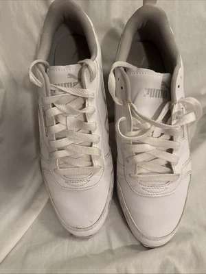 Puma R78 SL Low Retro Vintage Sneaker Sport Shoes Trainers white 374127 02 SALE - Image 1 of 4