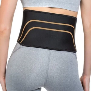 Copper Compression Back Sleeve Support with Hot/Cold Therapy Slimming Body Wrap - Picture 1 of 11
