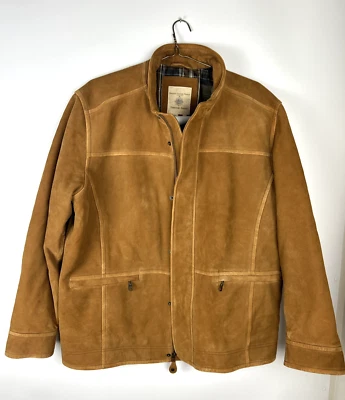 Territory Ahead Men's  Full Zip Suede Leather Jacket Lined Size XL - Image 1 of 4