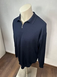 HP Roessler Pullover Troyer 1/4 Zip - Gr. 54 XXL - blau - wie Neu - mit Maße! - Bild 1 von 7