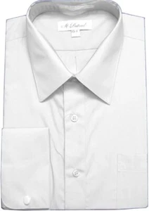 NWT 20" Neck/36"-37" Sleeve Big Tall French Cuff Dress Shirts White MSRP 59.95 - Picture 1 of 1